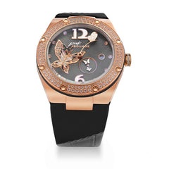 NSQUARE Pink Gracefully Swarovski crystal Automatic Women's Watch - L0519-NP01.5