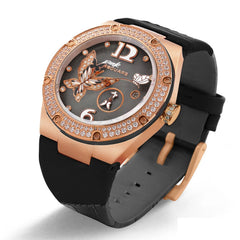 NSQUARE Pink Gracefully Swarovski crystal Automatic Women's Watch - L0519-NP01.5