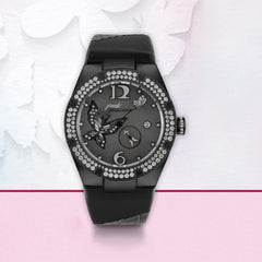 NSQUARE Pink Gracefully Swarovski crystal Automatic Women's Watch - L0519-NP01.6