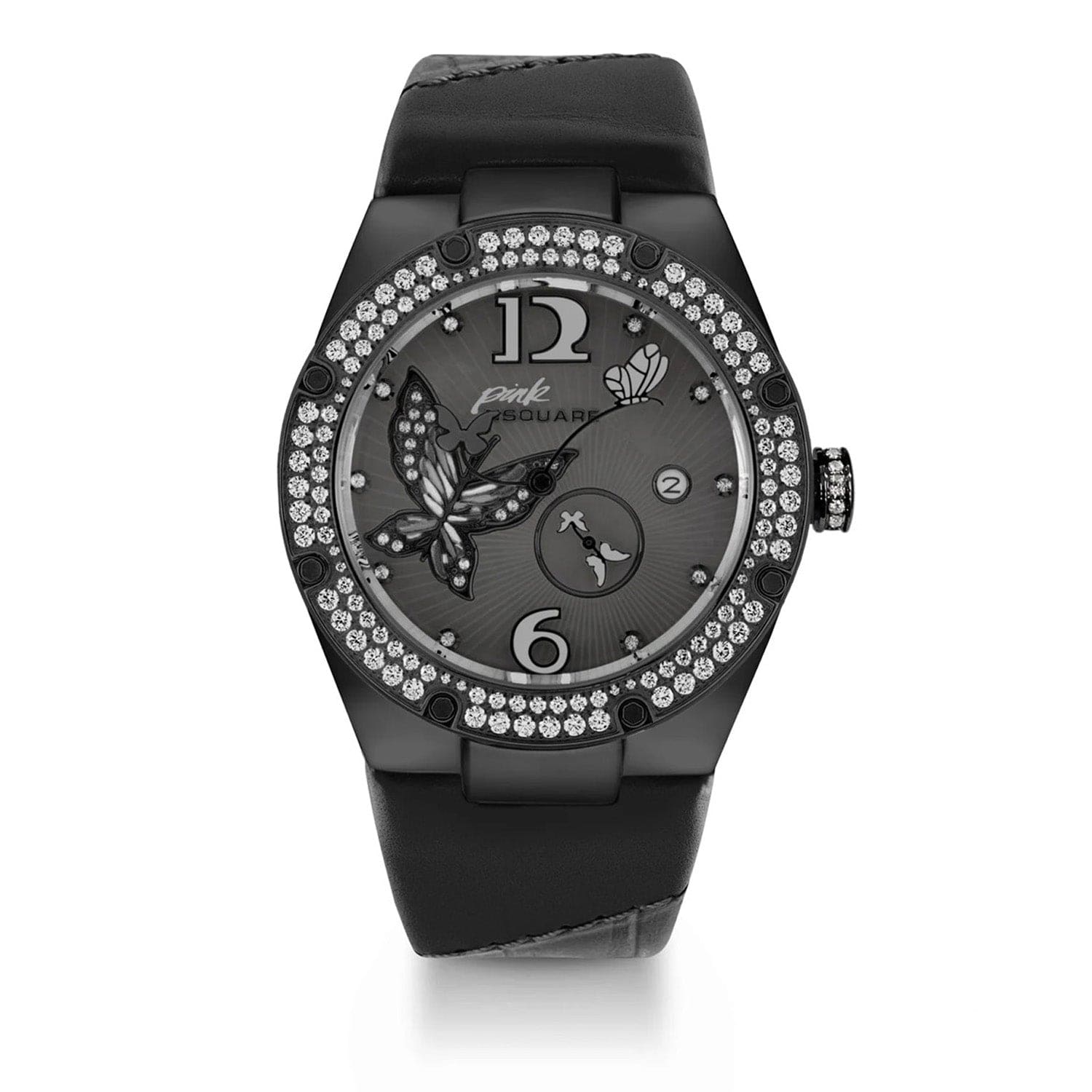 NSQUARE Pink Gracefully Swarovski crystal Automatic Women's Watch - L0519-NP01.6