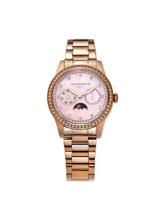 Aries Gold Heritage Multifunction Women's Watch -  L 5040 RG-RGMP