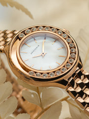 Aries Gold Majestic Quartz Women's Watch - L 5041 RG-MP