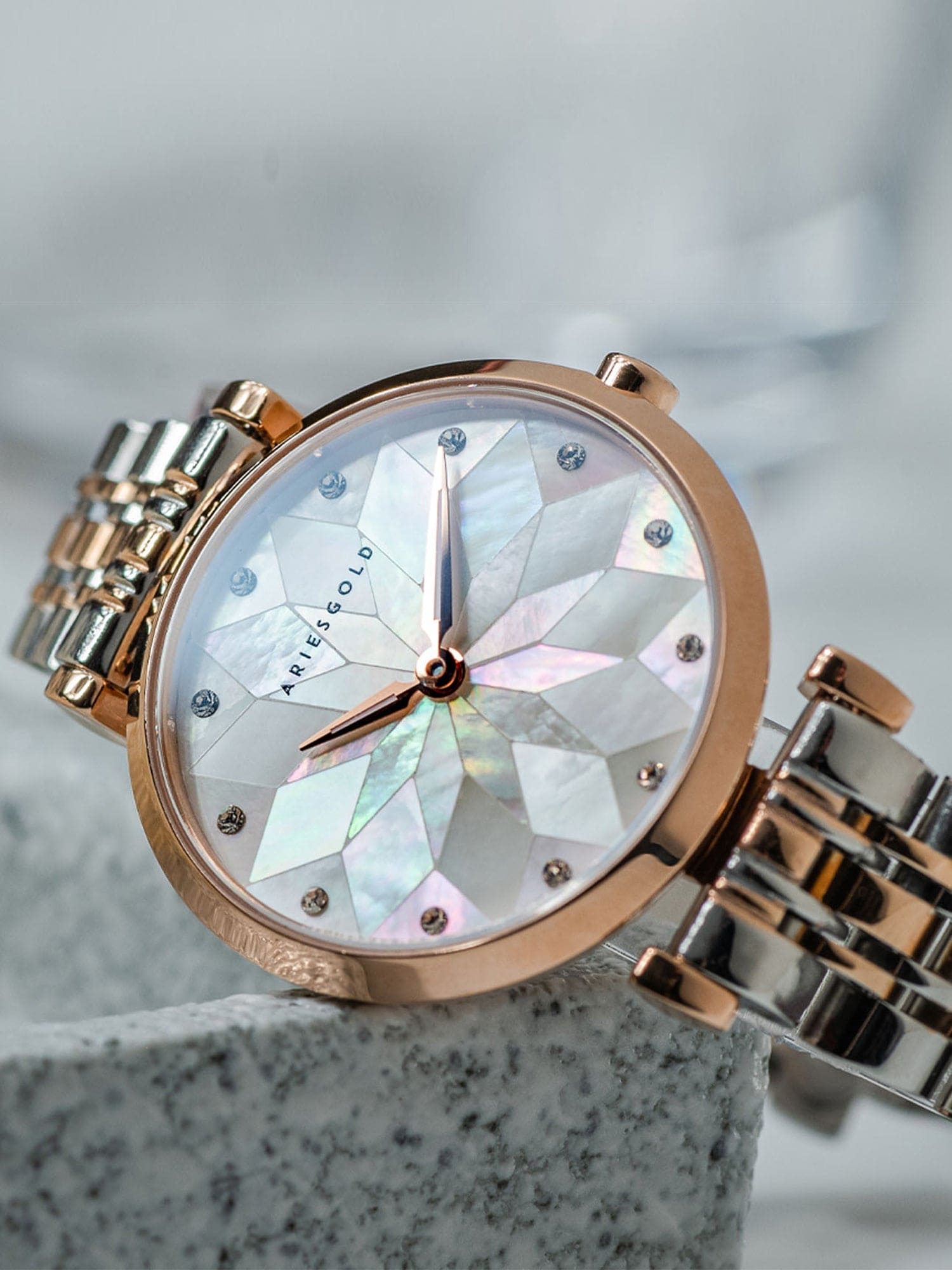 Aries Gold The Draliet Quartz Women's Watch -  L 5042 2TR-P2
