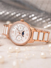 Aries Gold Luna Quartz Women's Watch - L 58010L RG-MP
