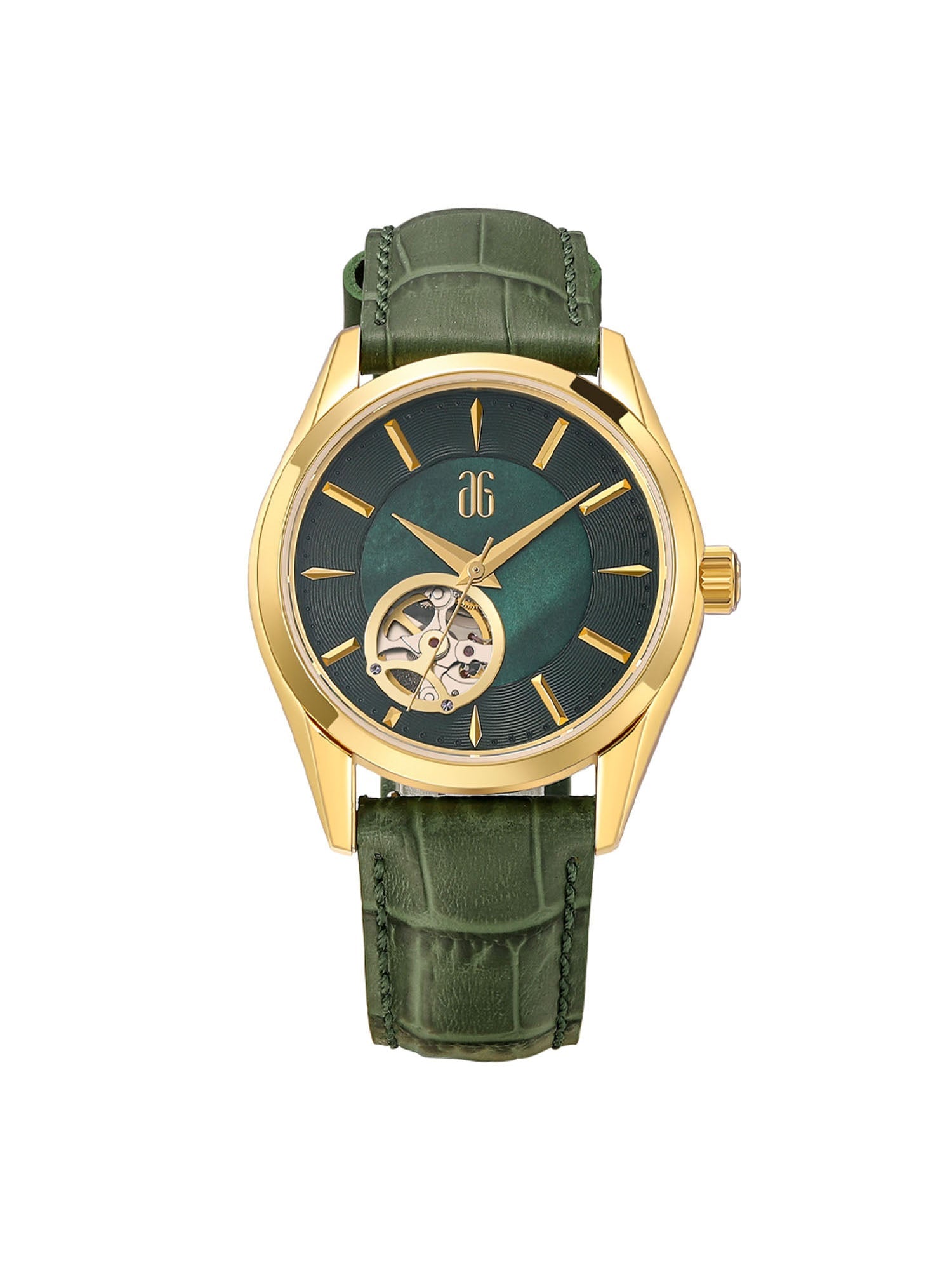 Aries Gold Goldex Automatic Women's Watch - L 8023 G-GN