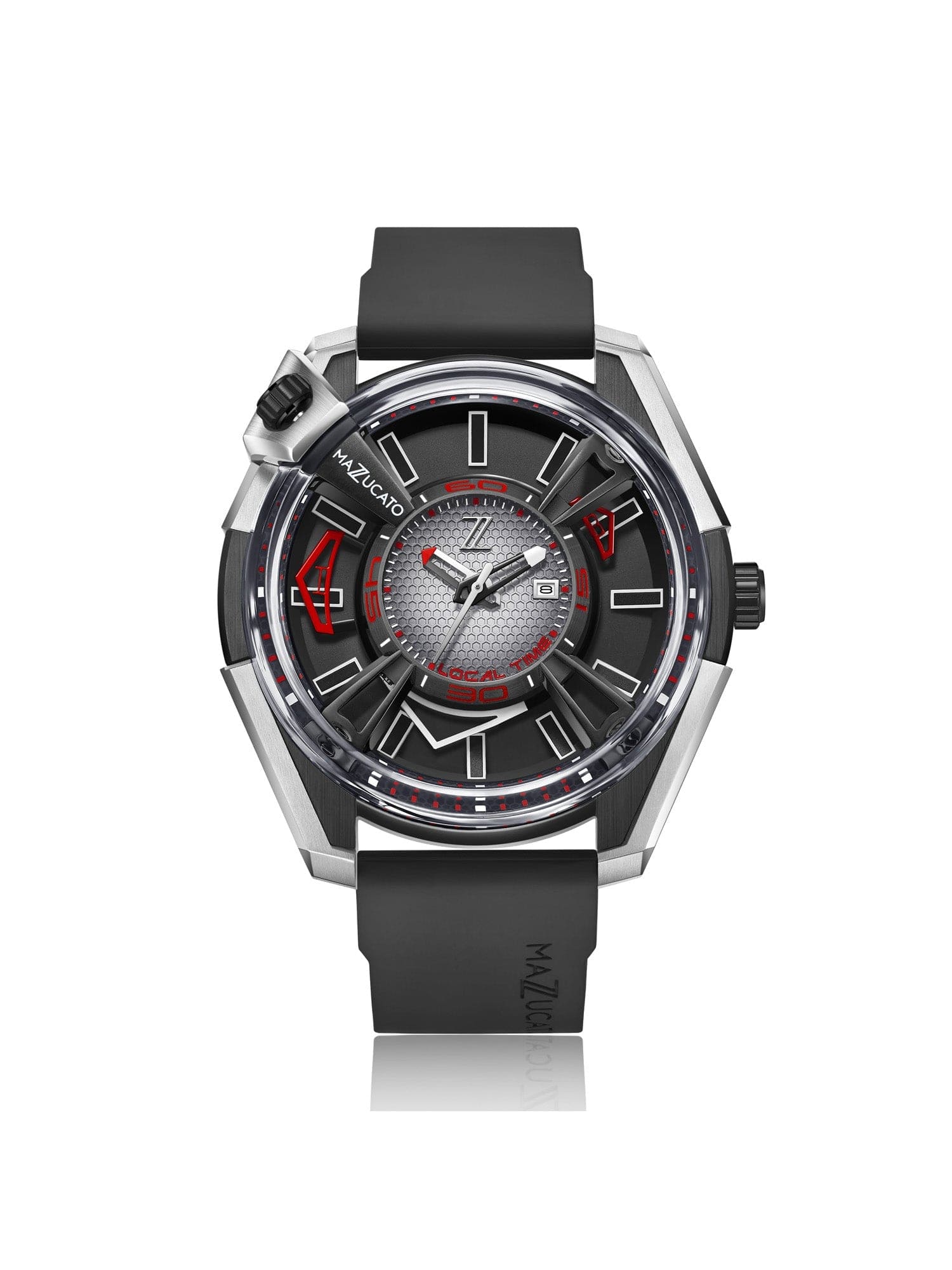 Mazzucato RIM LAX Dual Time Automatic Men's Watch - LAX01-BK