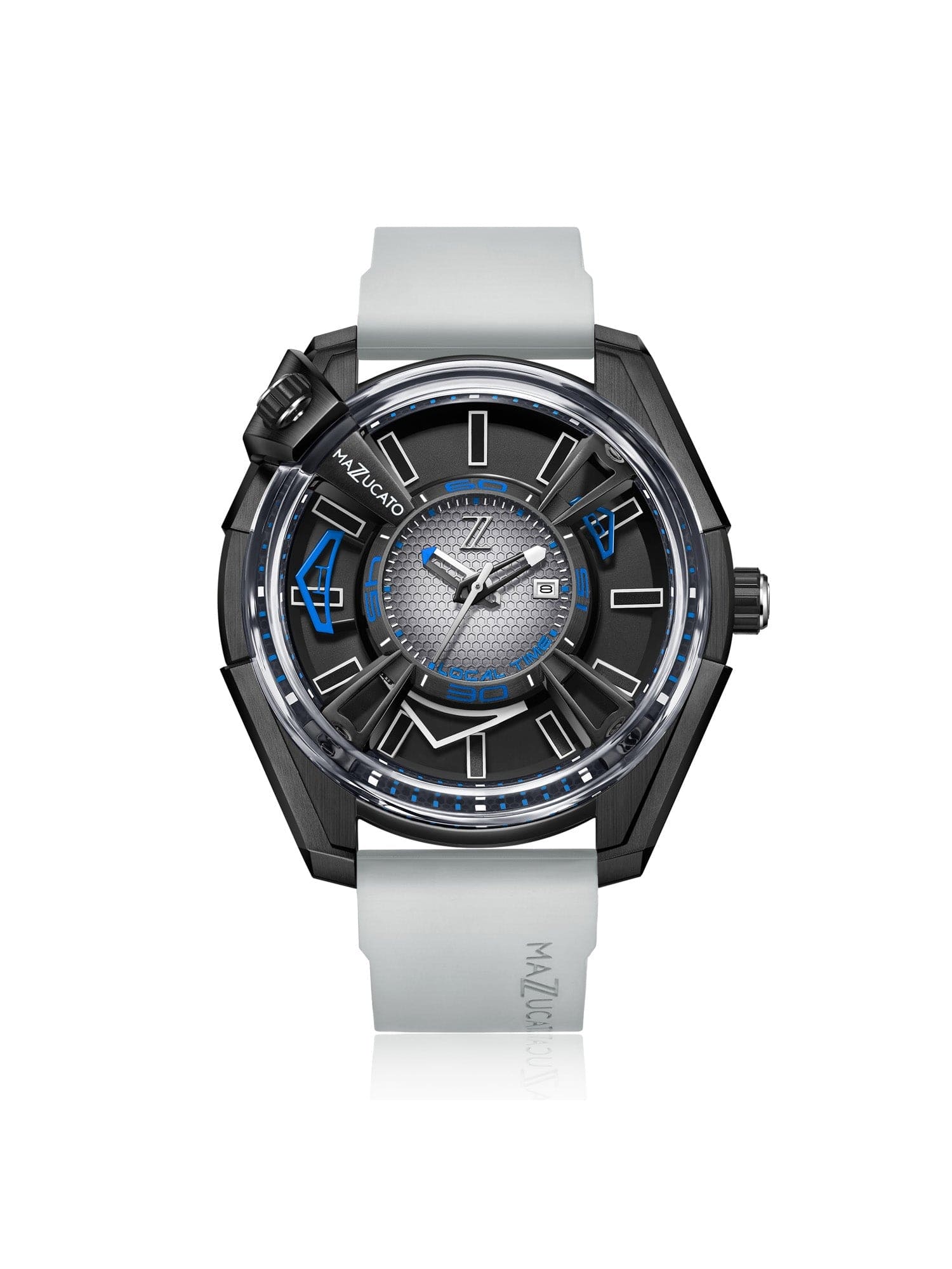 Mazzucato RIM LAX Dual Time Automatic Men's Watch - LAX03-GY