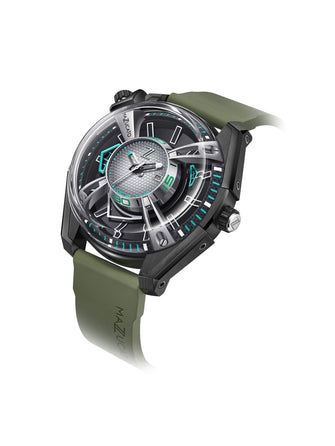 Mazzucato RIM LAX Dual Time Automatic Men's Watch - LAX05-KH