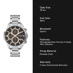 Lee Cooper Chronograph Men's Watch - LC07254.350