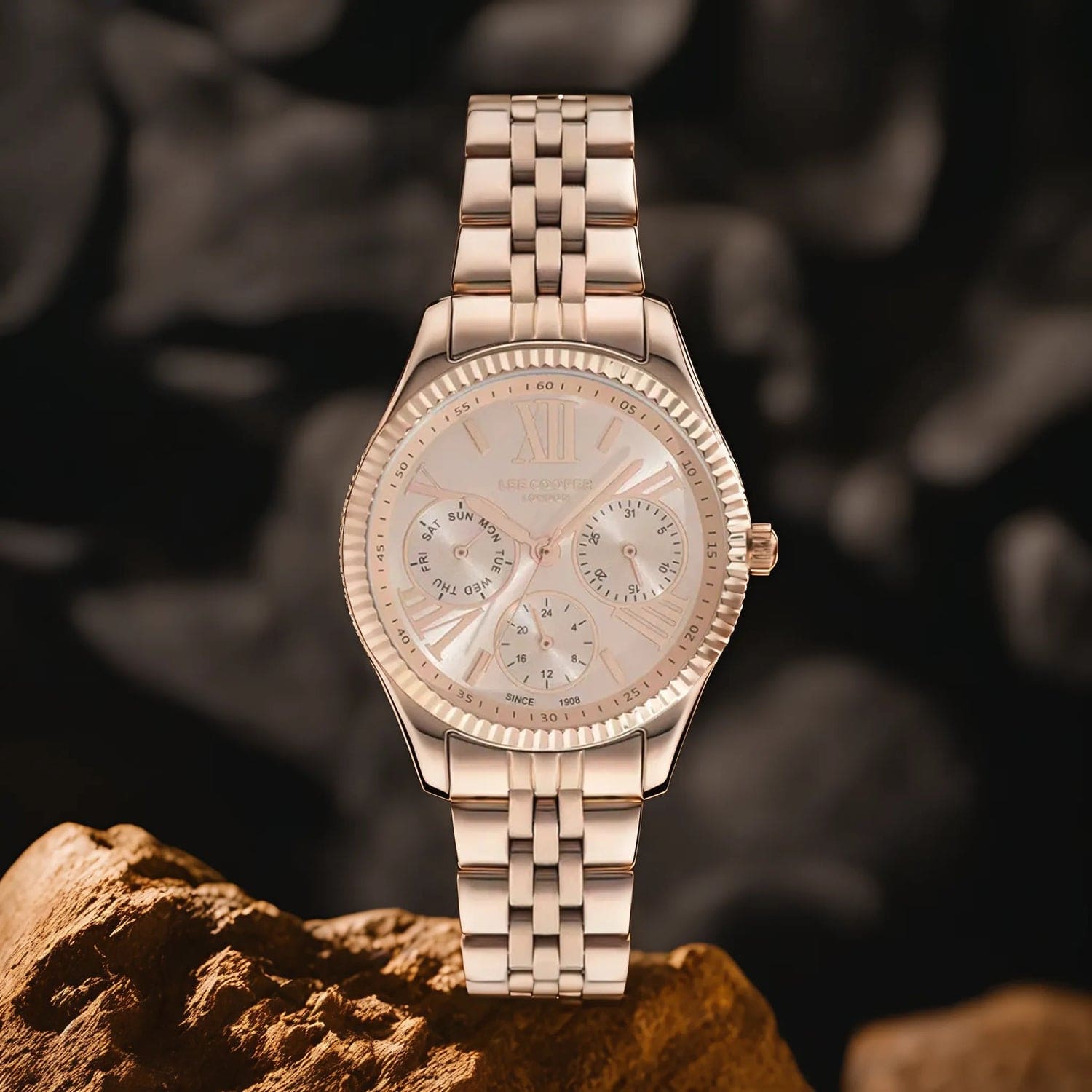 Lee Cooper Multifunction Rose Women's Watch - LC07333.410