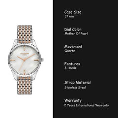 Lee Cooper Analog MOP Women's Watch - LC07356.520
