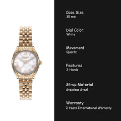 Lee Cooper Analog MOP Women's Watch - LC07448.420