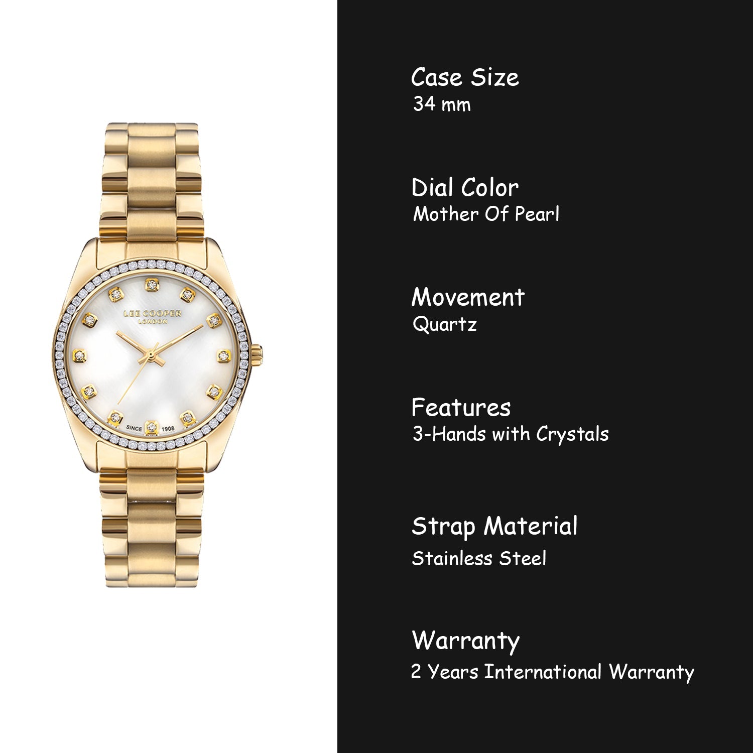 Lee Cooper Analog Women's Watch - LC07478.220