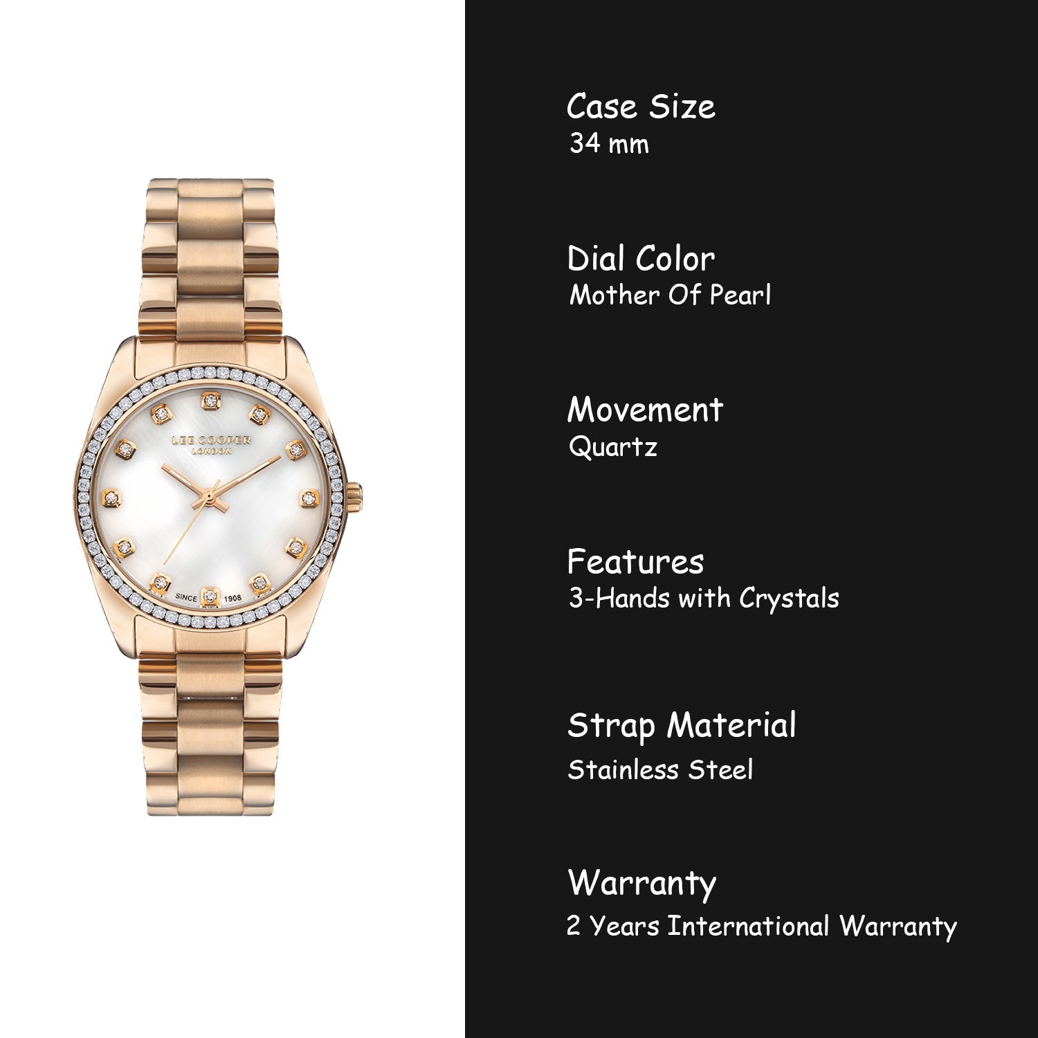 Lee Cooper Analog Women's Watch - LC07478.420