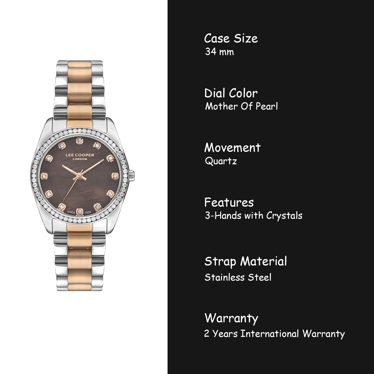 Lee Cooper Analog Women's Watch - LC07478.540