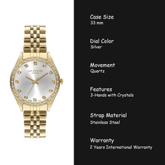 Lee Cooper Analog MOP Women's Watch - LC07818.130