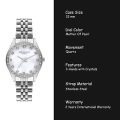 Lee Cooper Analog MOP Women's Watch - LC07818.320