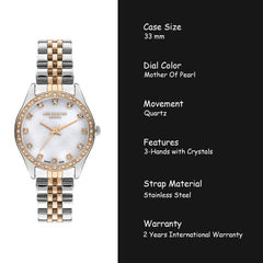 Lee Cooper Analog MOP Women's Watch - LC07818.520