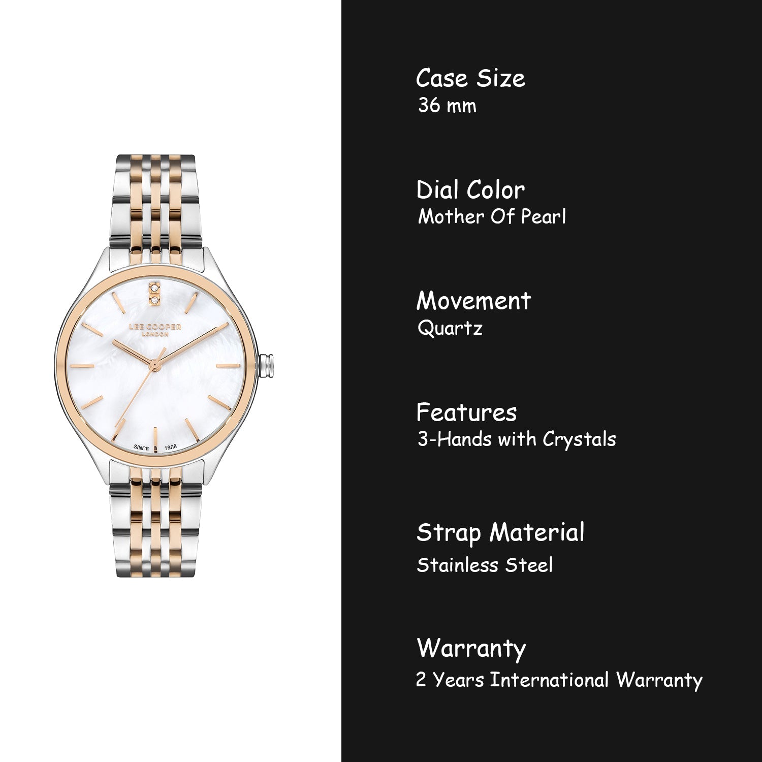 Lee Cooper Analog Women's Watch - LC07821.520