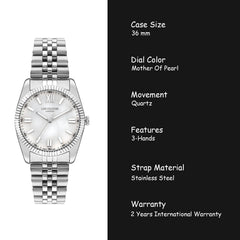 Lee Cooper Analog MOP Women's Watch - LC07824.320