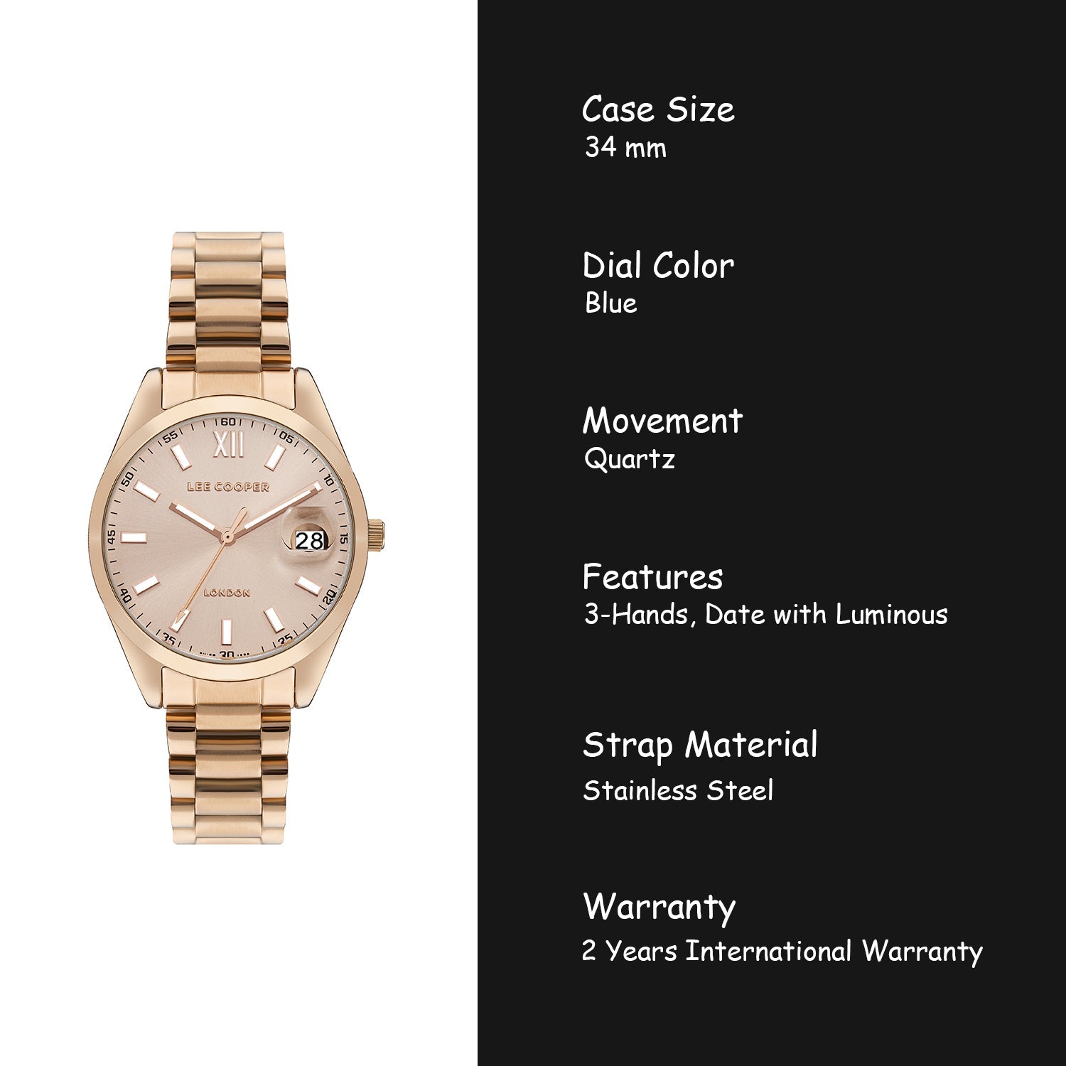Lee Cooper Analog Women's Watch - LC07827.410