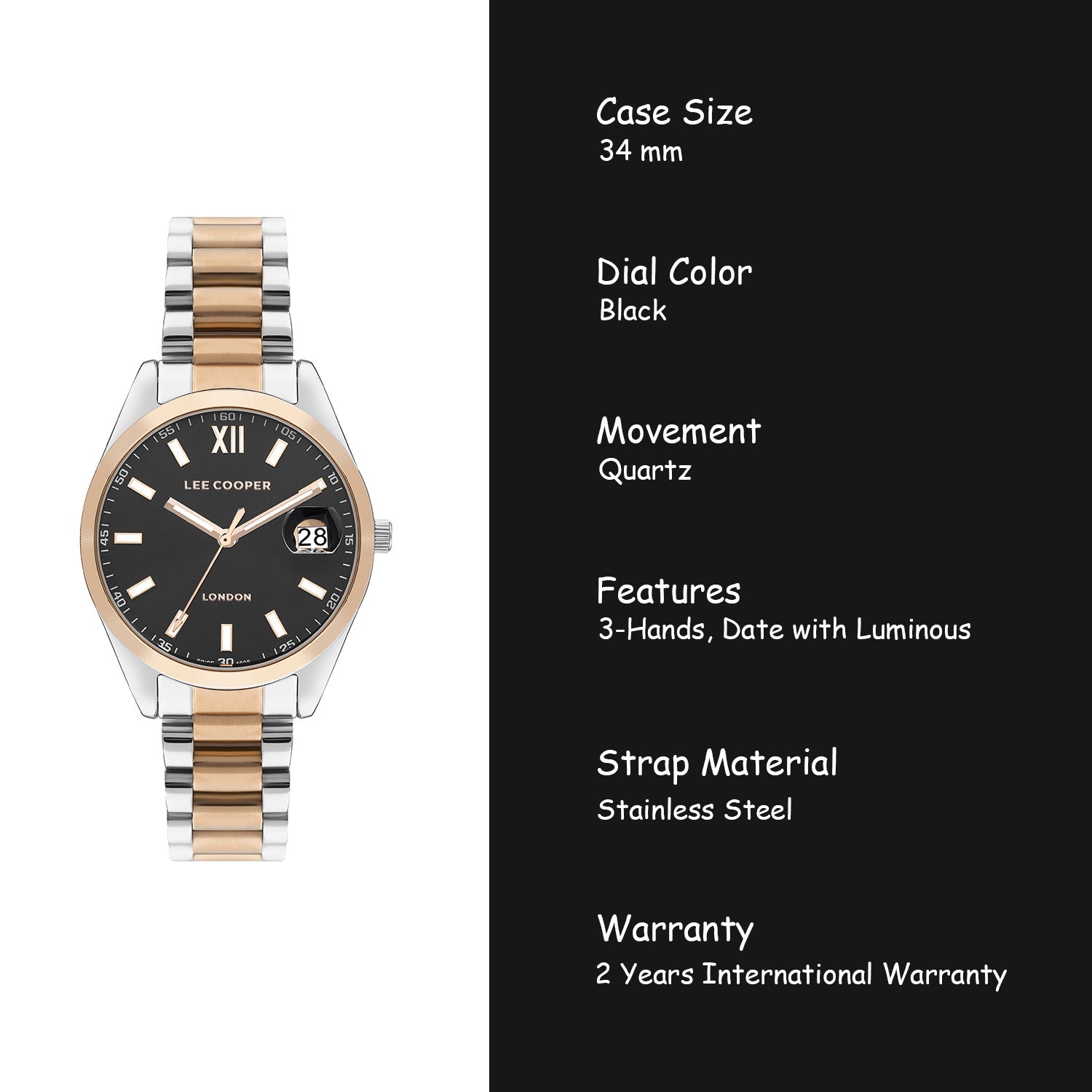 Lee Cooper Analog Women's Watch - LC07827.560