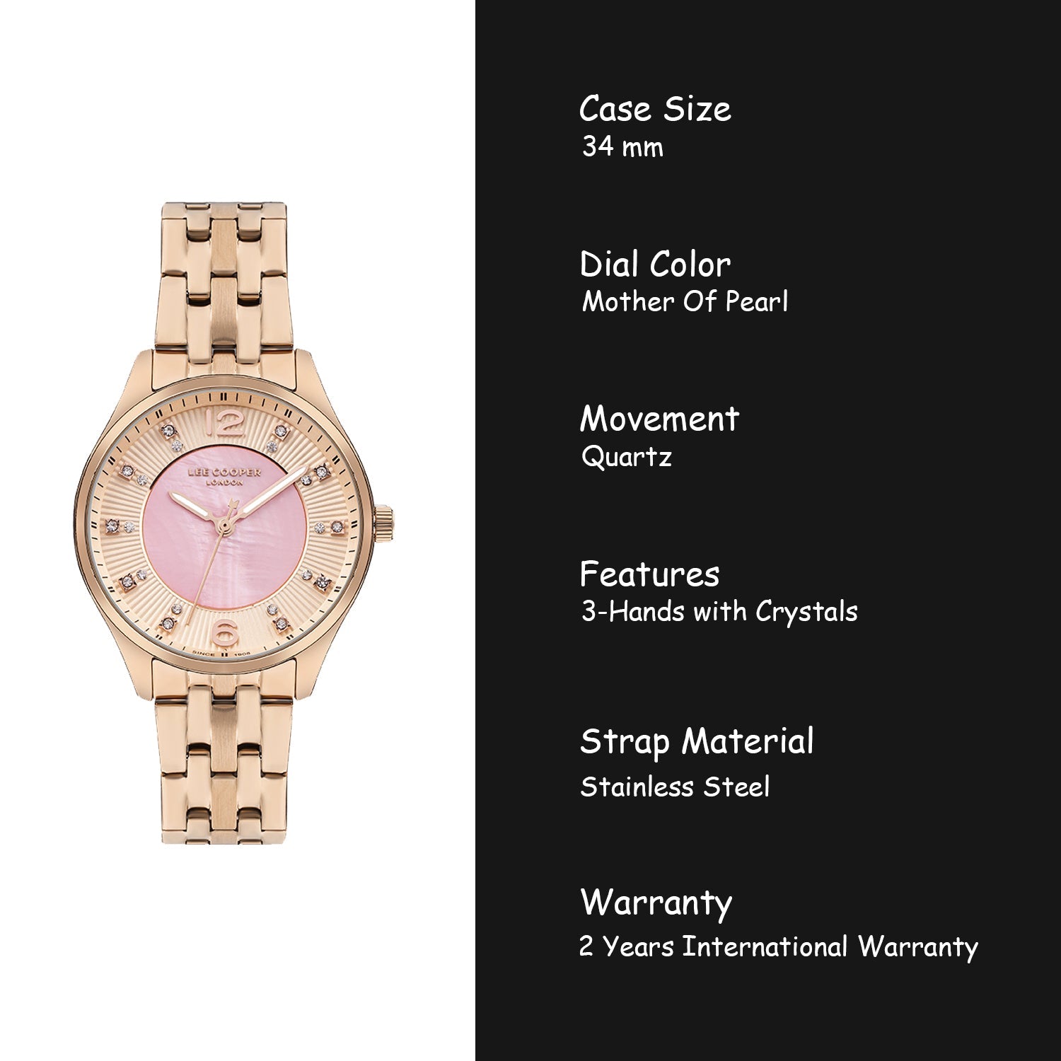 Lee Cooper Analog Women's Watch - LC07832.410