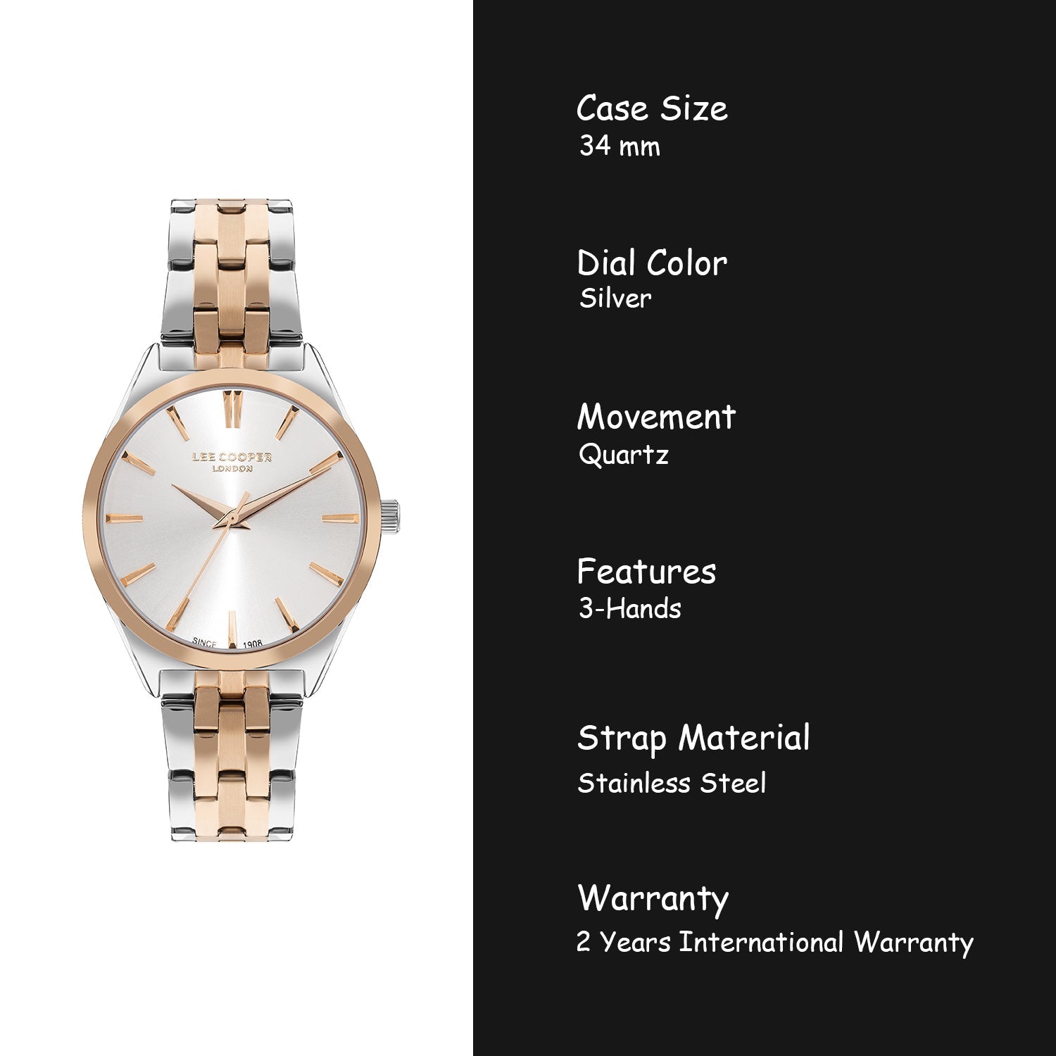 Lee Cooper Analog Women's Watch - LC07833.530