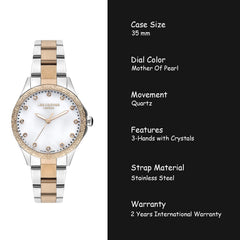 Lee Cooper Analog MOP Women's Watch - LC07840.520