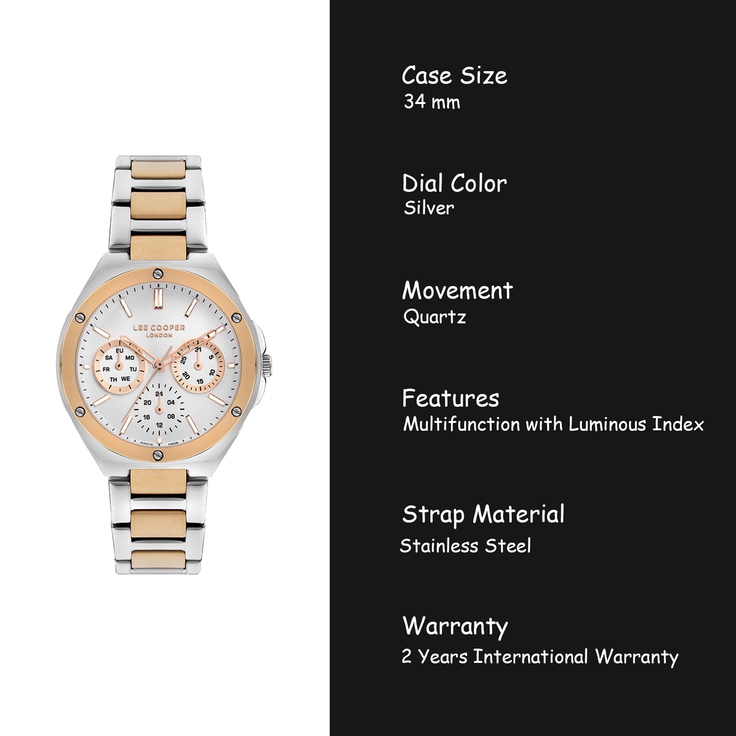 Lee Cooper Multifunction Women's Watch - LC07844.530