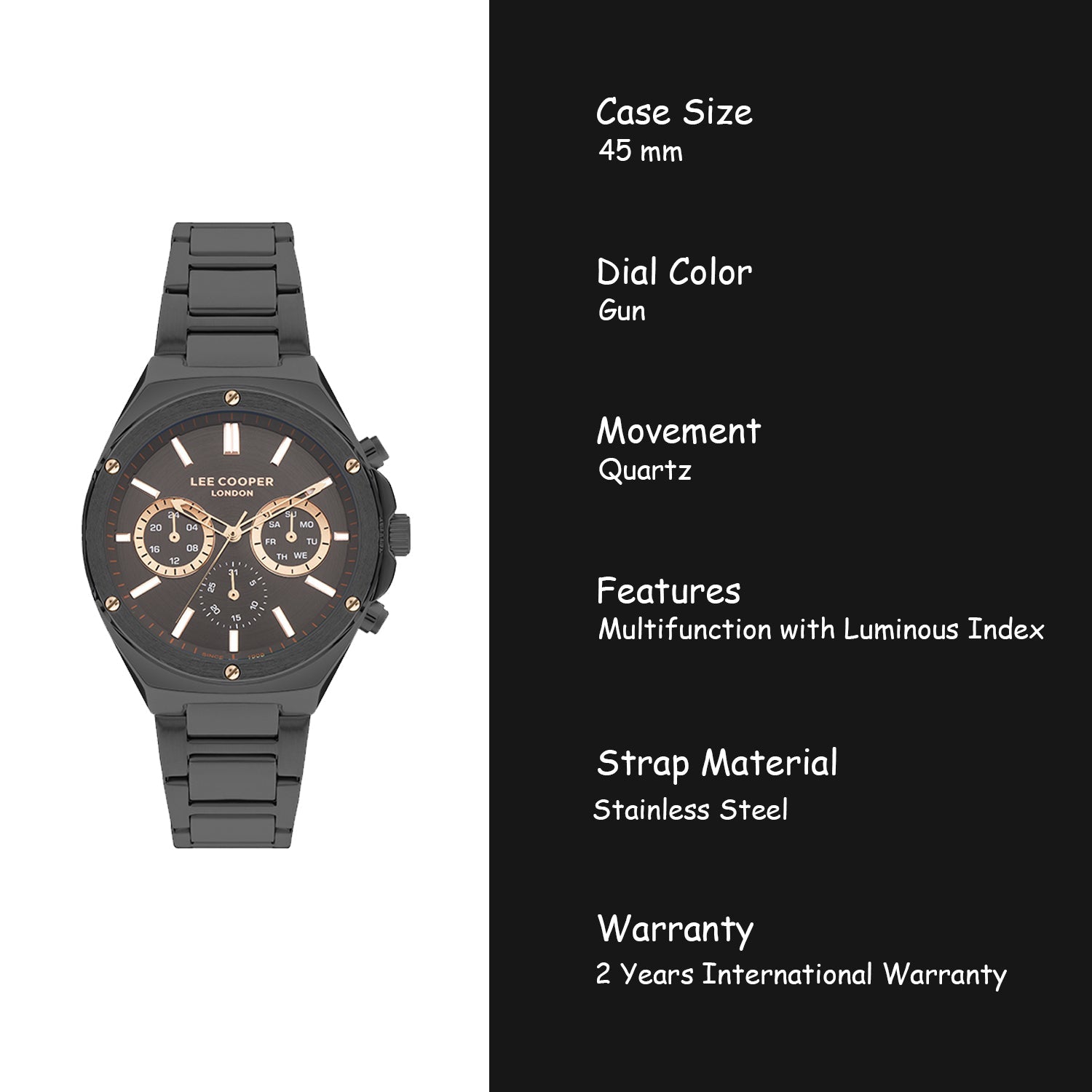 Lee Cooper Multifunction Men's Watch - LC07845.060