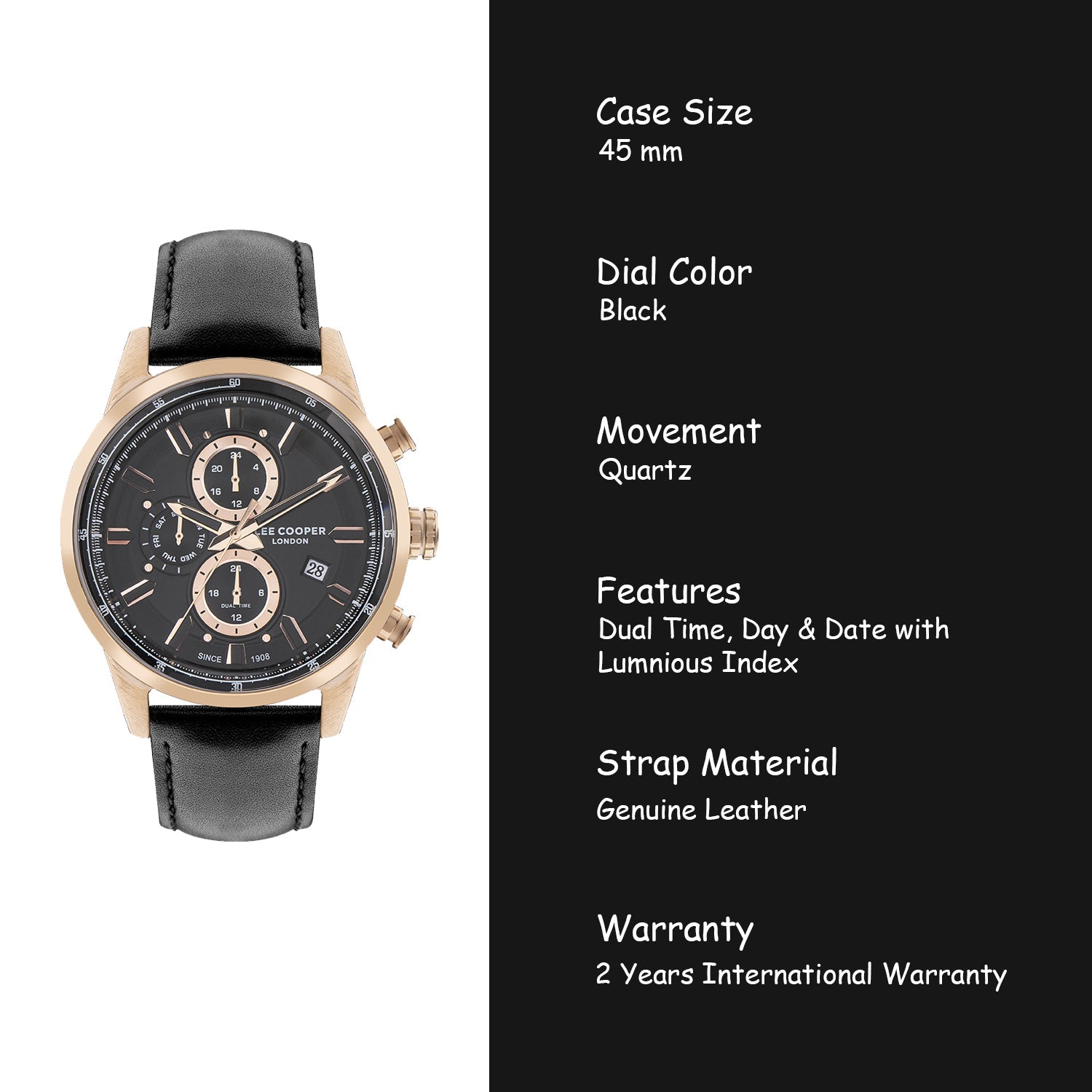 Lee Cooper Multifunction Men's Watch - LC07855.451