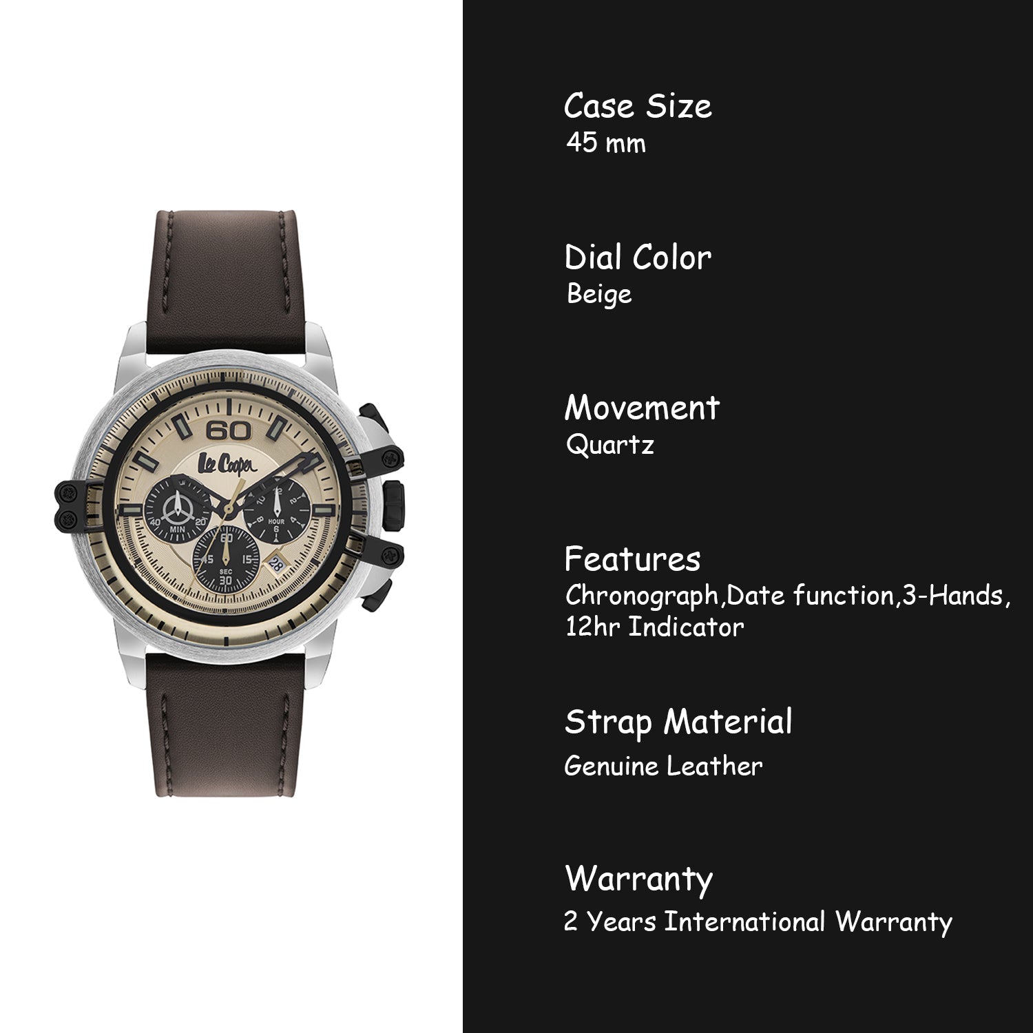 Lee Cooper Multifunction Men's Watch - LC07860.344