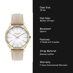 Lee Cooper Analog MOP Women's Watch - LC07871.124