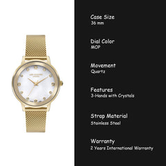 Lee Cooper Analog MOP Women's Watch - LC07875.120