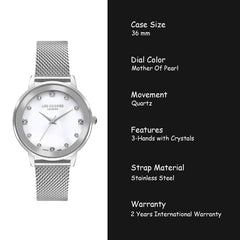 Lee Cooper Analog MOP Women's Watch - LC07875.320