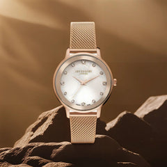 Lee Cooper Analog Rose Women's Watch - LC07875.410