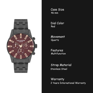 Lee Cooper Multifunction Men's Watch - LC07879.080