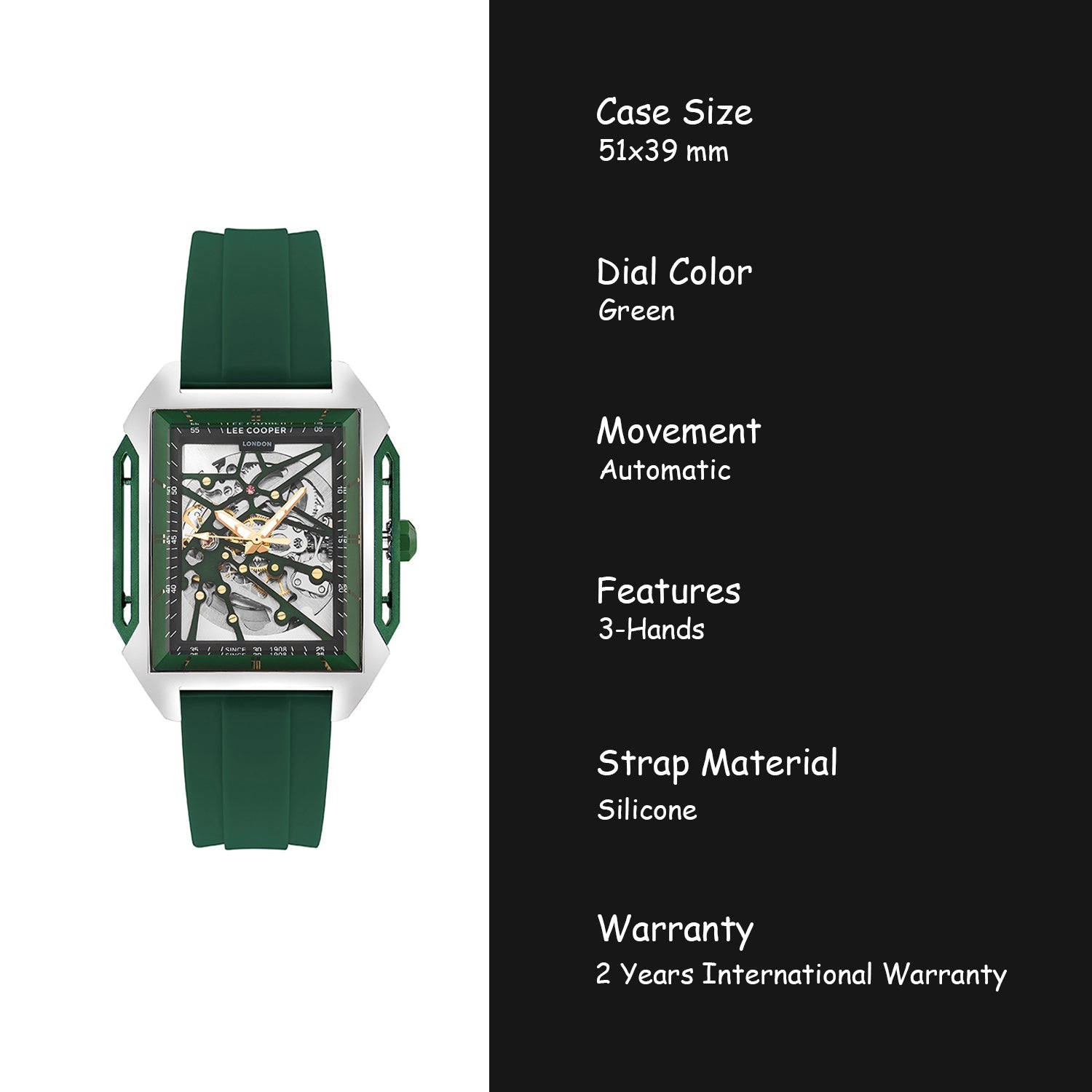 Lee Cooper Automatic Skeleton Men's Watch - LC07900.377