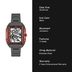 Lee Cooper Automatic Skeleton Men's Watch - LC07901.650