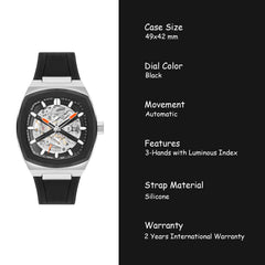 Lee Cooper Automatic Skeleton Men's Watch - LC07902.351