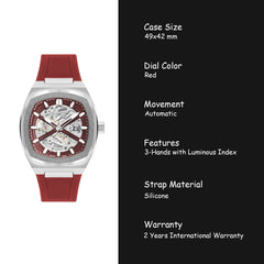 Lee Cooper Automatic Skeleton Men's Watch - LC07902.388