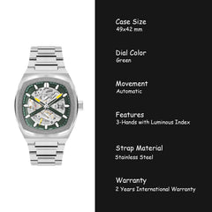 Lee Cooper Automatic Skeleton Men's Watch - LC07903.370