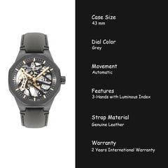 Lee Cooper Automatic Skeleton Men's Watch - LC07904.061