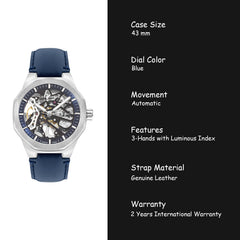 Lee Cooper Automatic Skeleton Men's Watch - LC07904.399