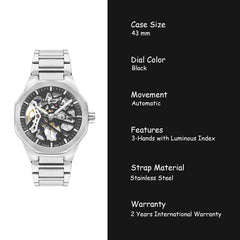 Lee Cooper Automatic Skeleton Men's Watch - LC07905.350