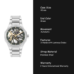 Lee Cooper Automatic Skeleton Men's Watch - LC07905.370