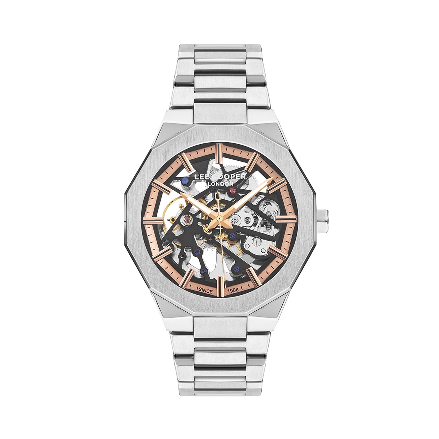 Lee Cooper Automatic Skeleton Men's Watch - LC07906.550
