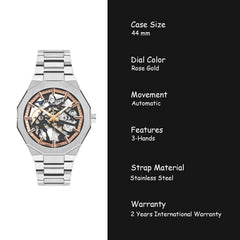 Lee Cooper Automatic Skeleton Men's Watch - LC07906.550