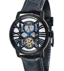 EARNSHAW WESTMINSTER Mechanical Automatic Black Round Dial Men's Watch- ES-8095-05